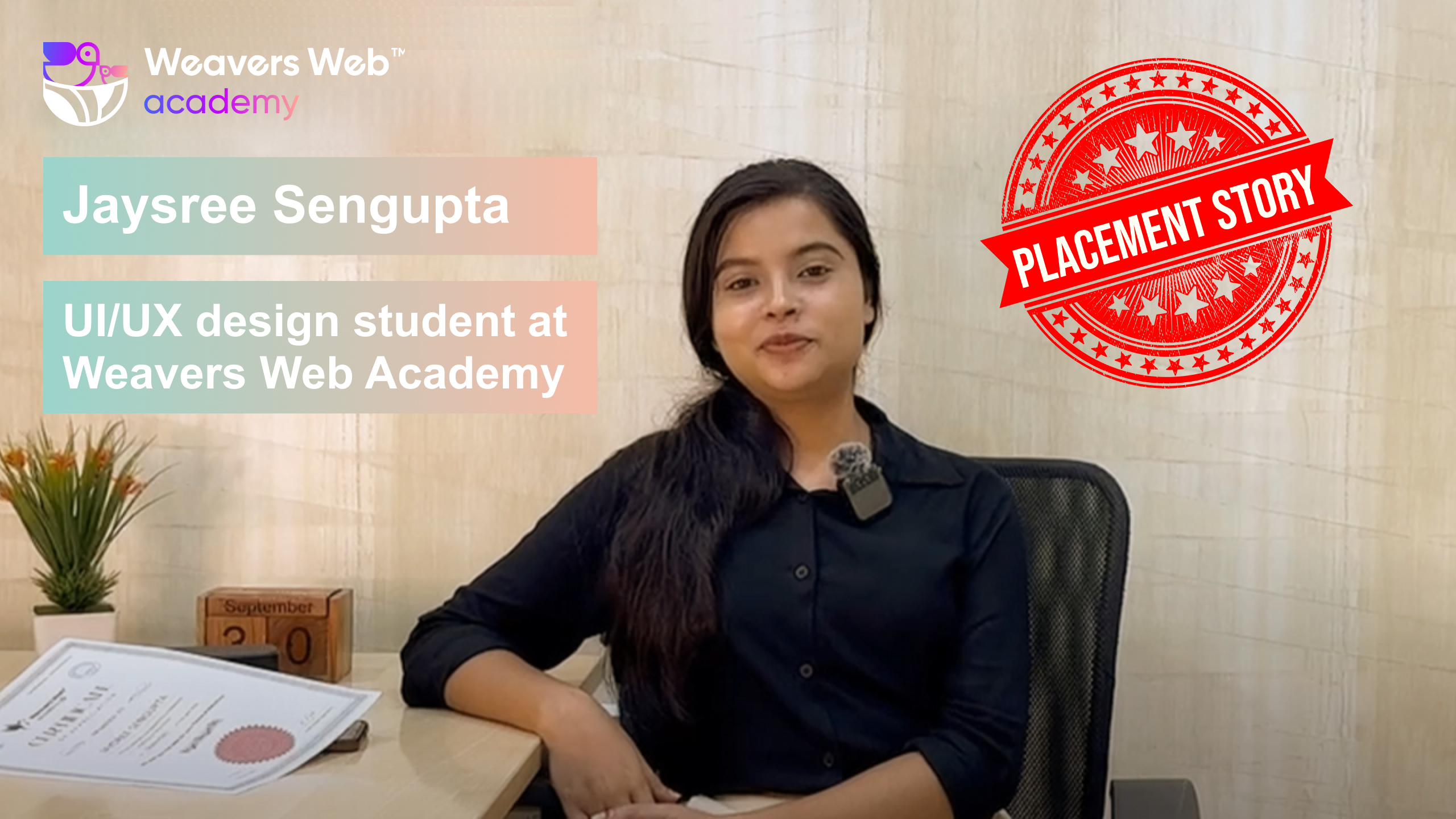 Jaysree’s Success Story at Weavers Web Academy